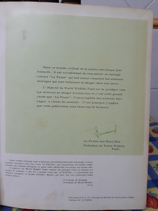 Enciclopédia sobre a fauna