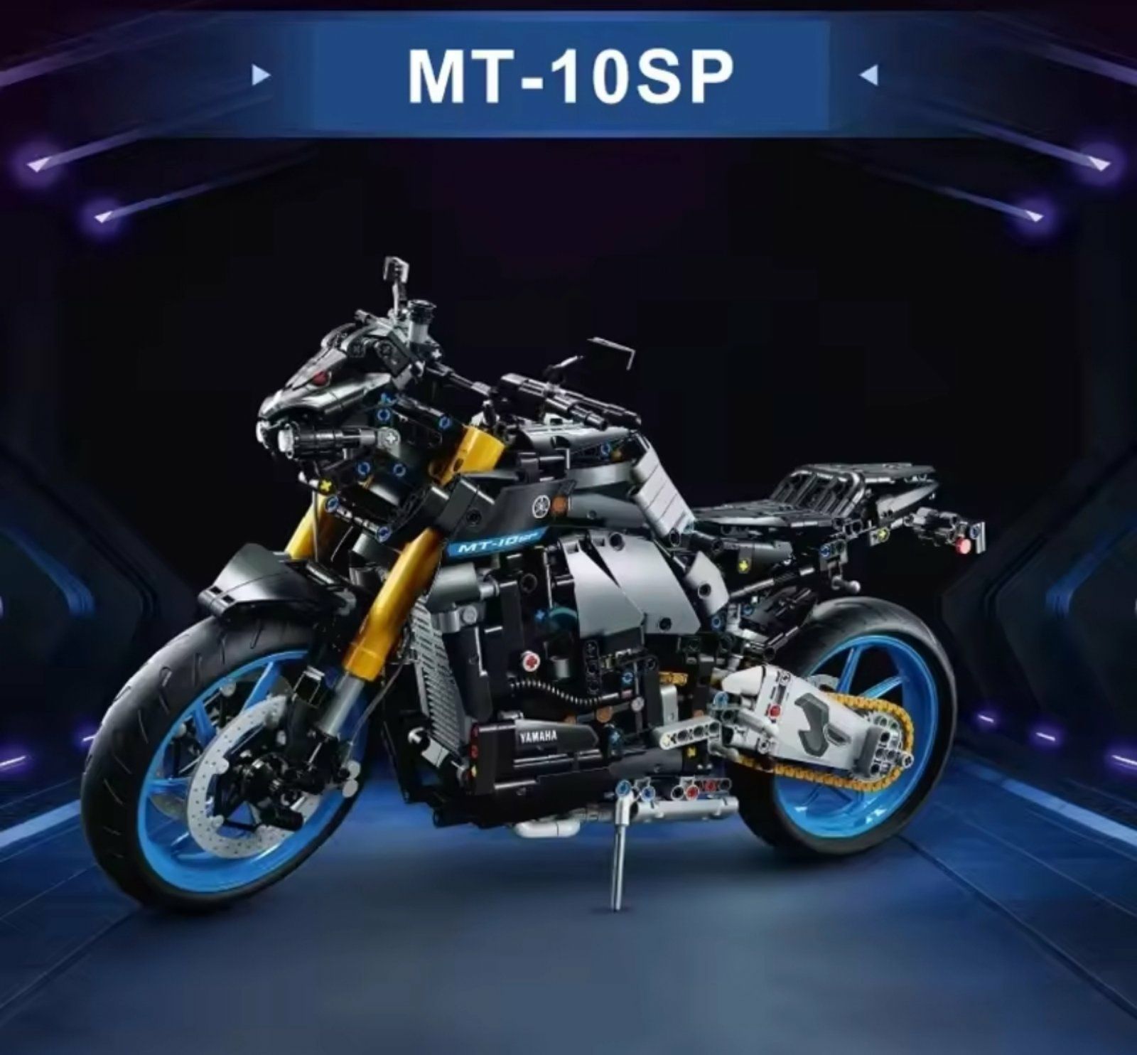 Конструктор мотоцикл Yamaha MT 10 S  . 1478 деталей Lego Technic 42159