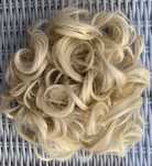 Premium Ultra włosy doczepiane, jasny blond, kok na gumce( 227 )