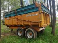 Przyczepa skorupowa 12t rolland, leboulch, agrolang
