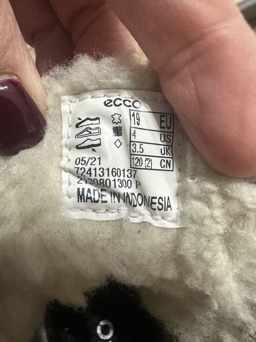 Зимові черевики ecco sp.1 lite infant gore-tex 19