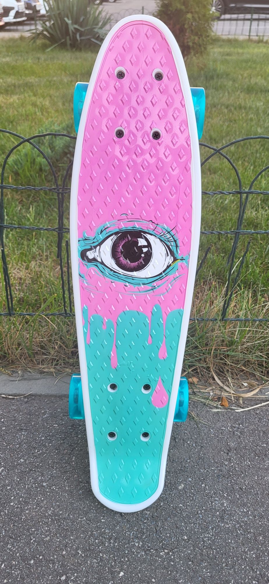 Пенни борд (Penny board) ,скейт ,скейтборд со светящимися колесами