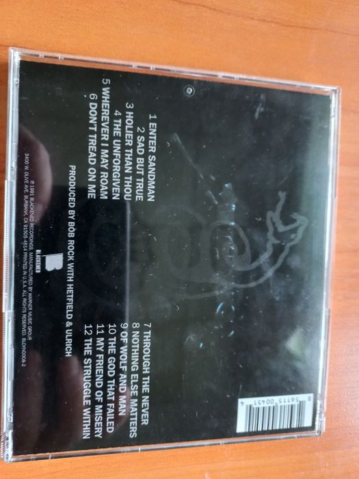 Фірмовий новий  CD Metallica 1991