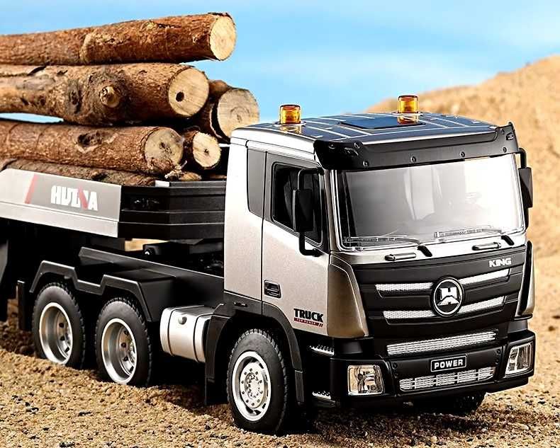 Вантажівка на радіокеруванні Huina з причепом / на радиоуправлении