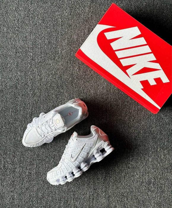 "Buty Trampki" Nike_Shox_TL_White_R.42