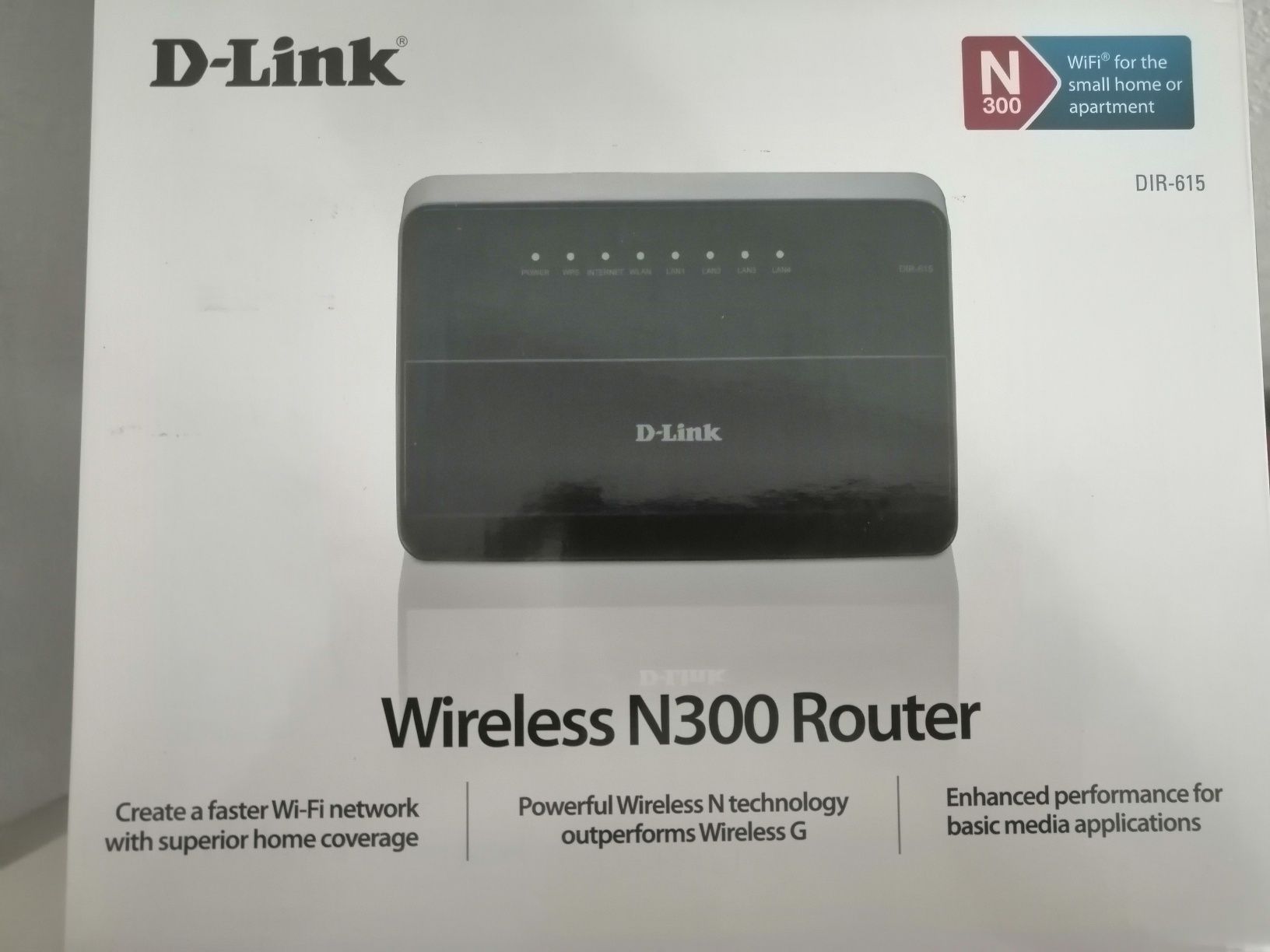 Роутер D-Link Dirk - 615 Wireless N300.