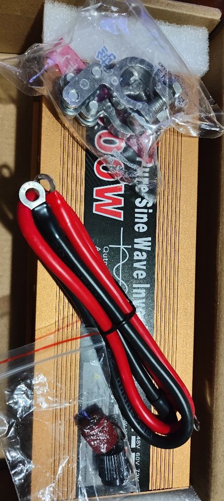 Inwerter konwerter napięcia 12v 220 230v czysta fala sinus 1500W 3000W