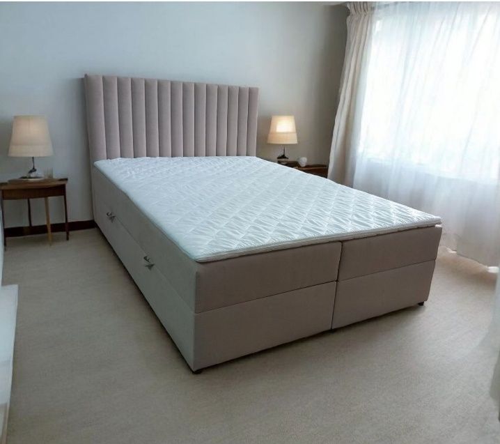 Łóżko Kontynentalne Smart 120x200 140x200 160x200 180x200 200x200