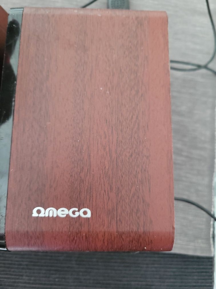 2 głośniki omega 2.0 speaker system używane