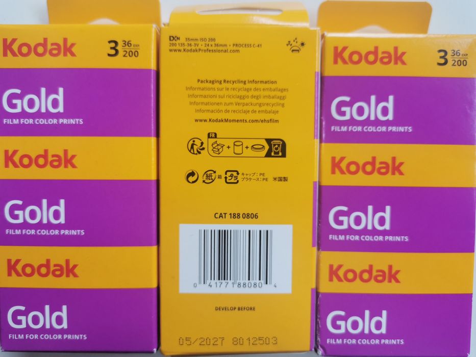 Filmy kolorowe Kodak Gold 200/36