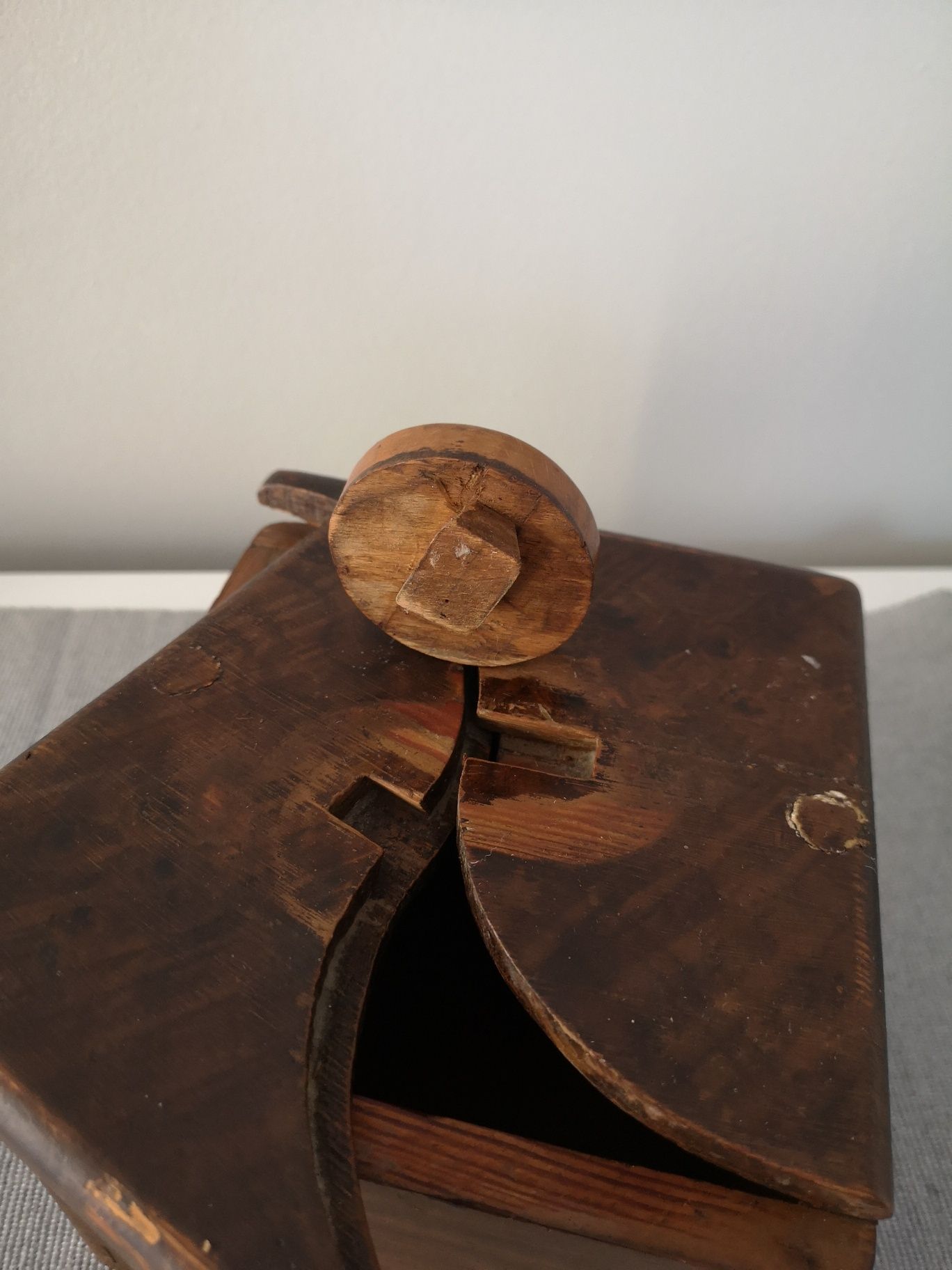 Pudełko na tytoń Drewno XIX wiek