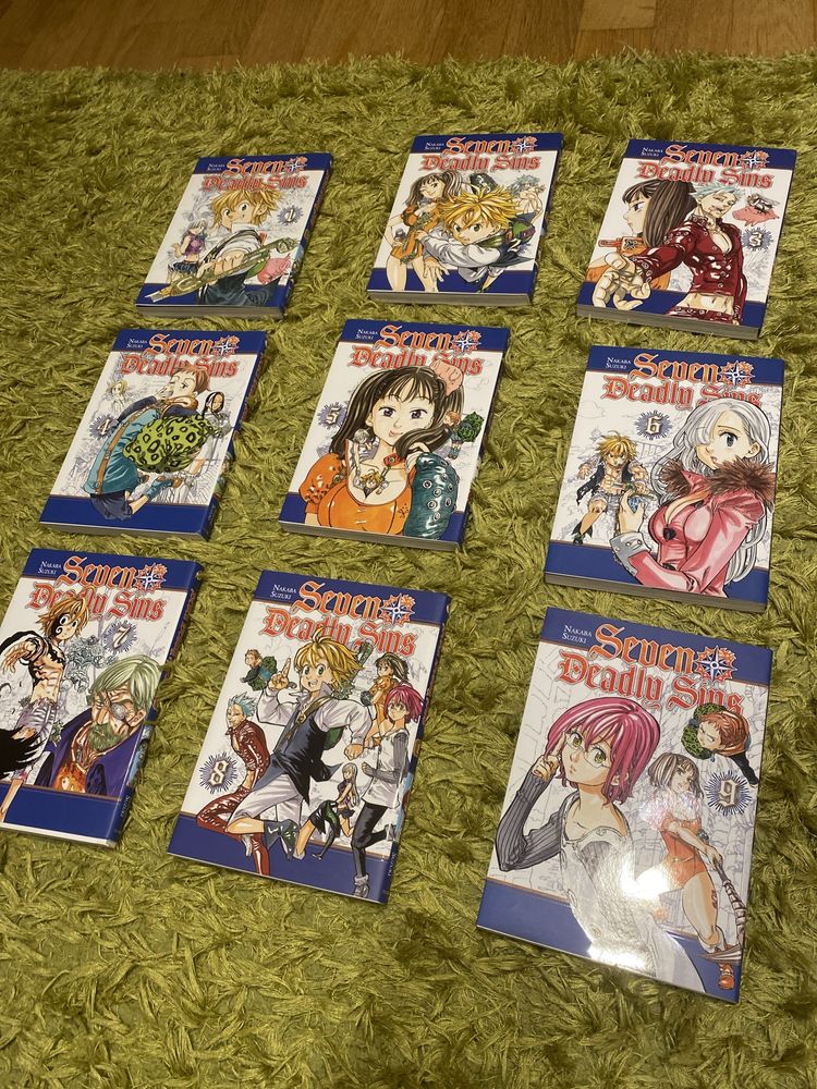 Manga „Seven deadly sins” tom 1-9