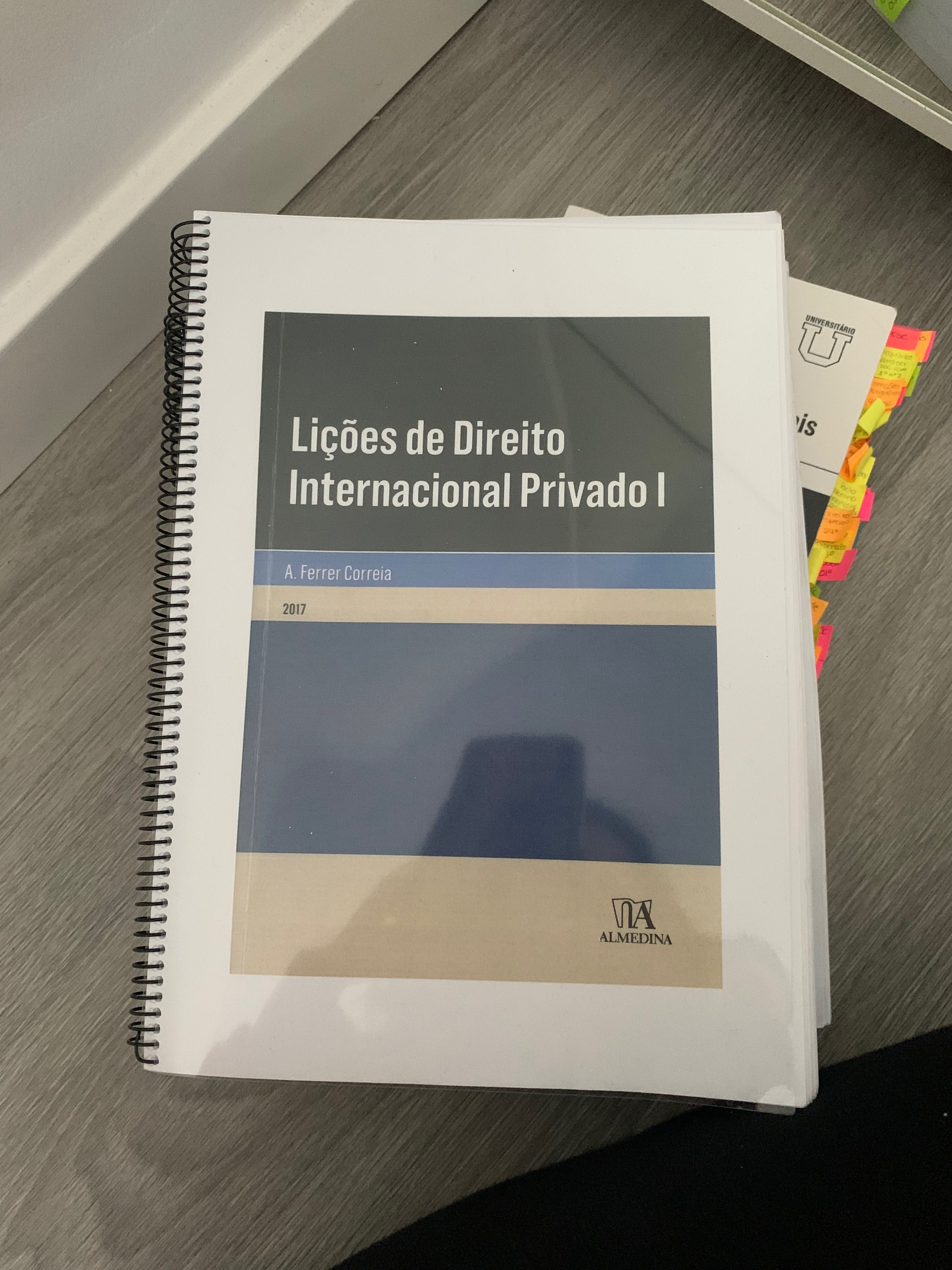 Livro de direito internacional privado