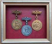 Medal kolekcjonerski, górnictwo - zestaw z PRL