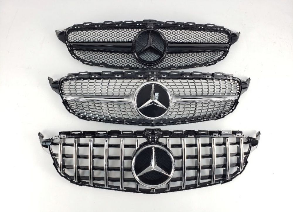 Решетка радиатора Mercedes 2000-2020 мерседес
