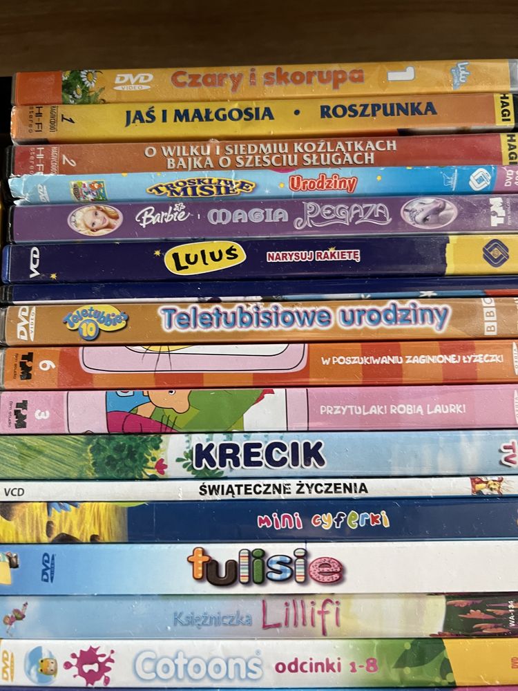 17 DVD 20 VCD Bajki dla dzieci