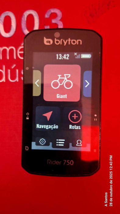 Bryton rider 750