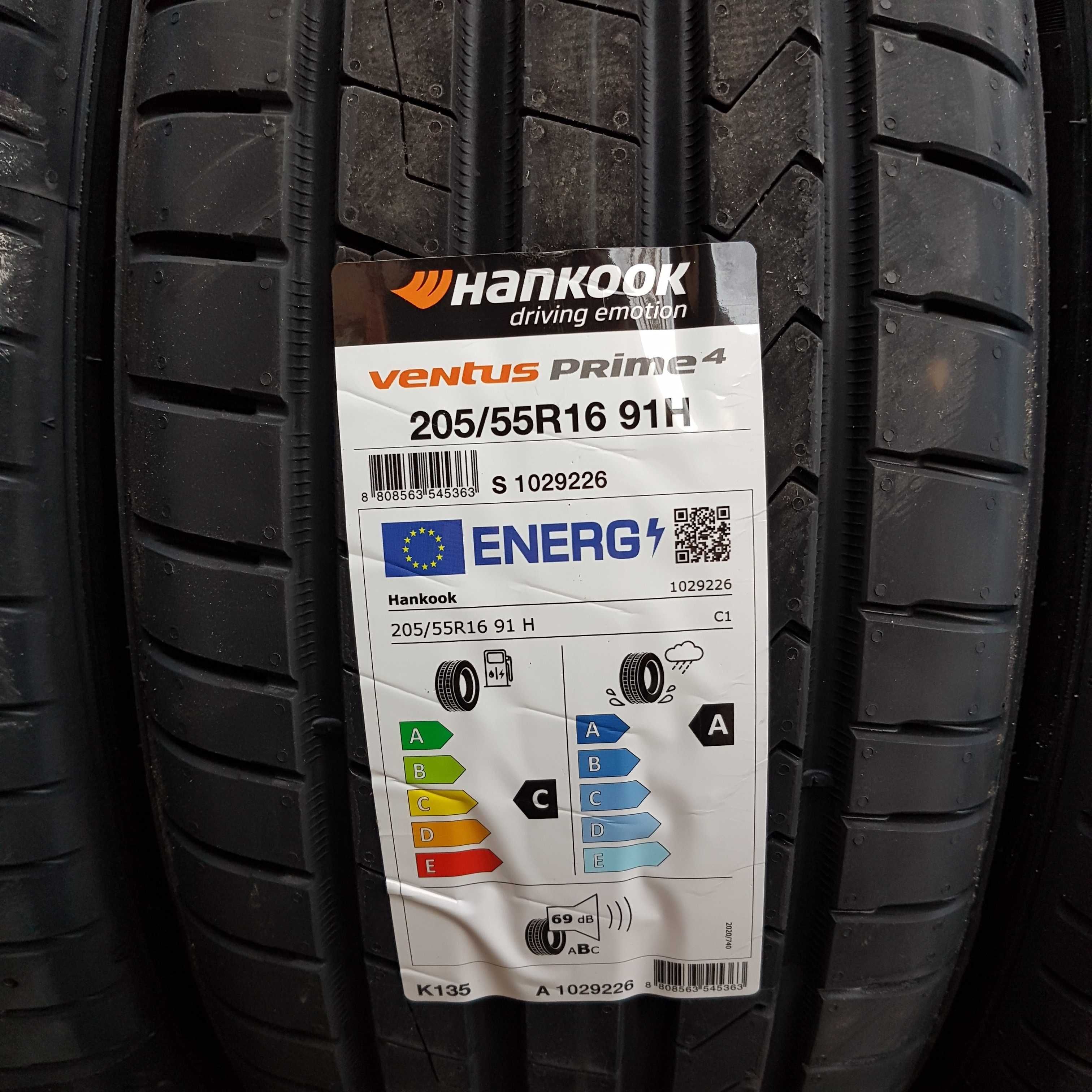 HANKOOK VENTUS PRIME4 K135 205/55 R16 91H Lato Nowe