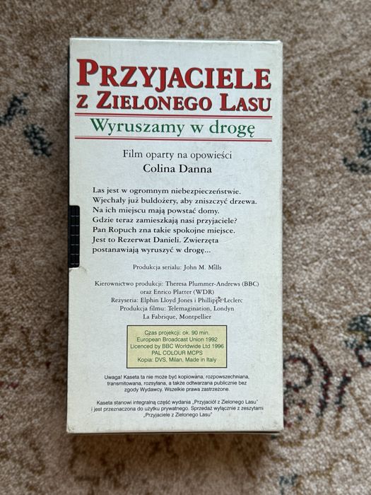 VHS – Przyjaciele z Zielonego Lasu – Wyruszamy w drogę