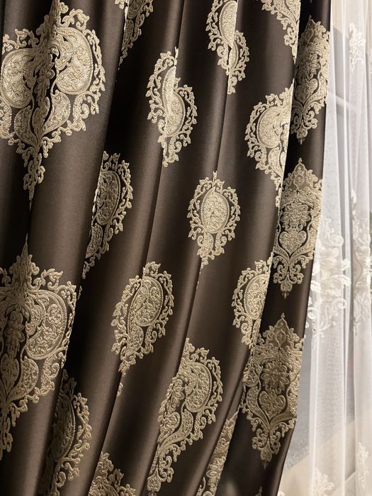 2 Комплекти  гардини та тюль на 2 вікна