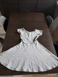 Sukienka 36 szara bawełna rozkloszowana Tally Weijl