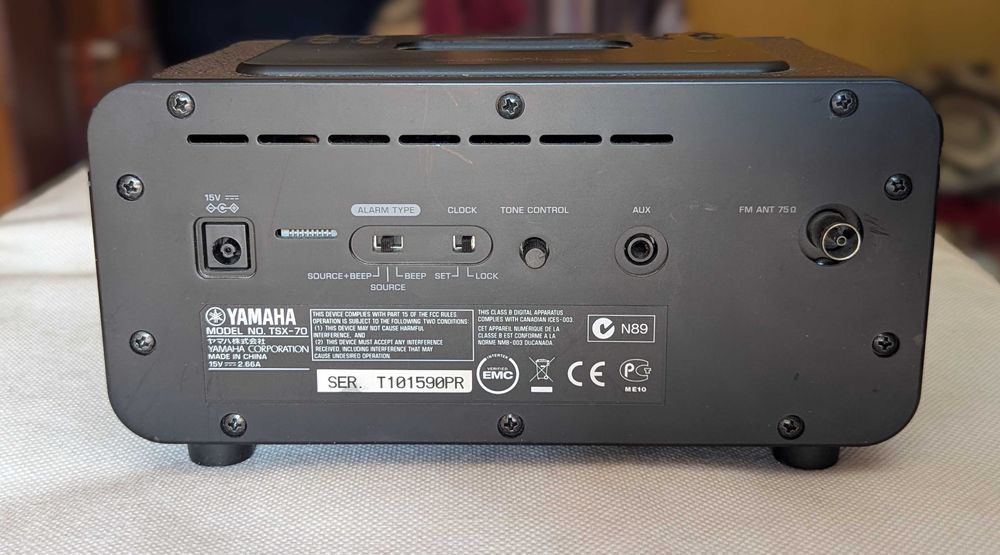 Radio Yamaha TSX-70 + Bluetooth adapter + ładowarka