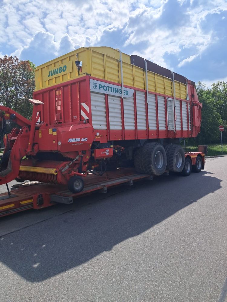 Zbiór Traw na Kiszonkę Przyczepą POTTINGER JUMBO 6610