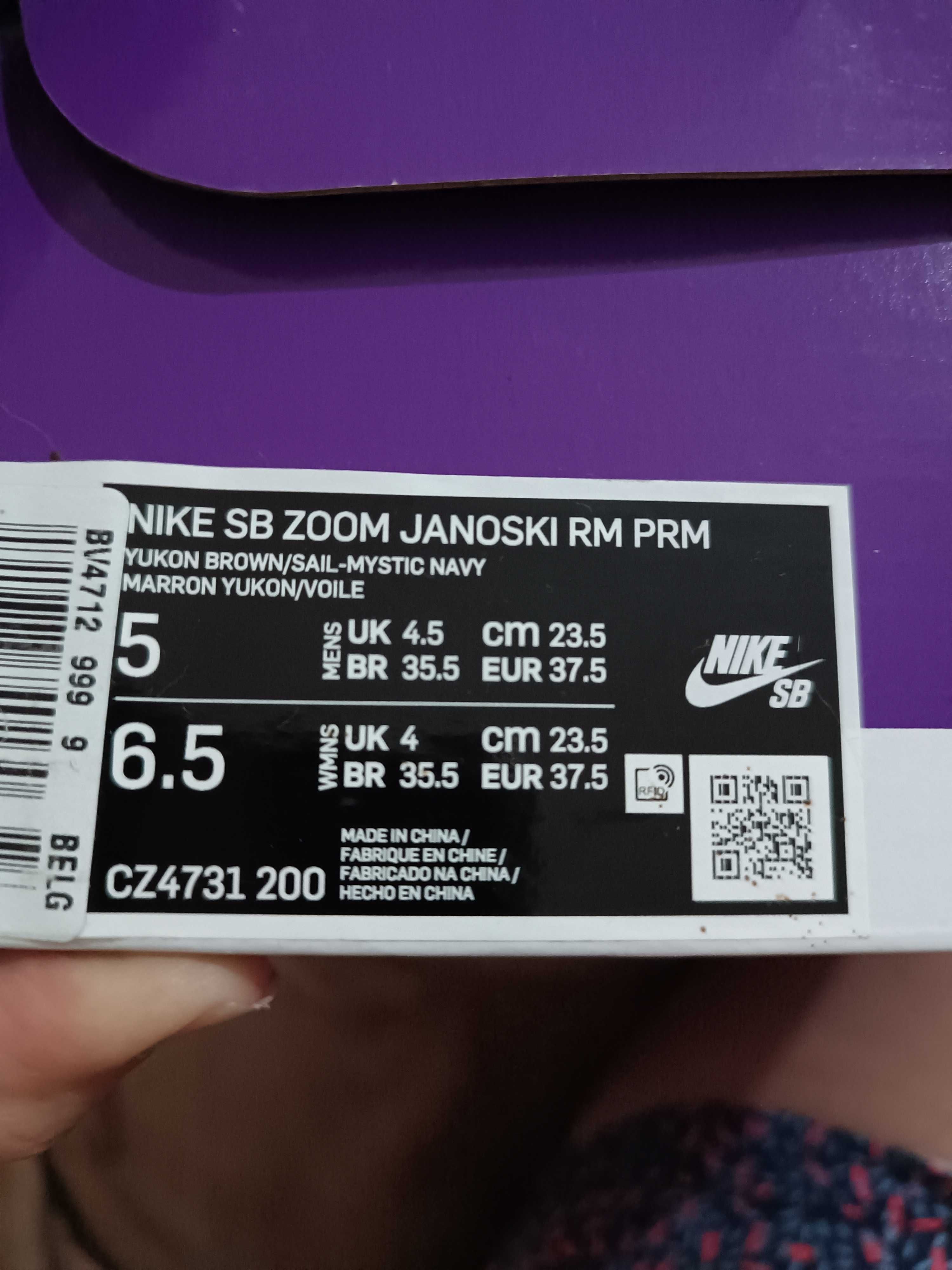 Sapatilhas NOVAS Nike SB Zoom janoski RM PRM