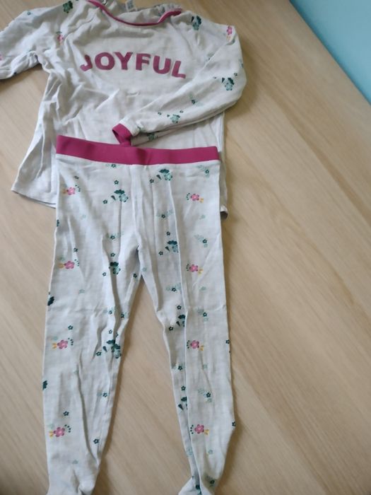 Piżamka piżama wiosenna kwiatki okaidi 104