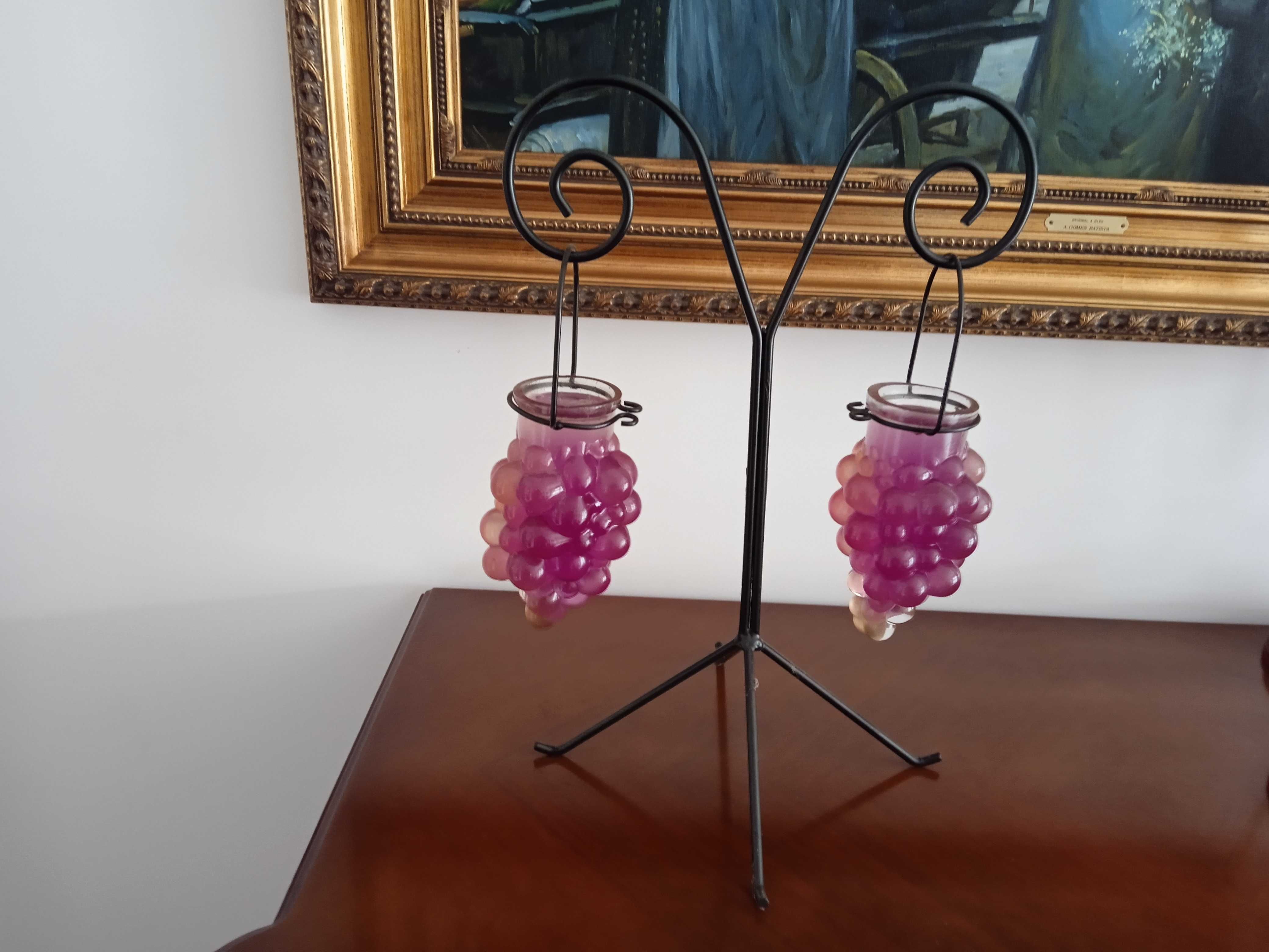 Castiçal com 2 velas