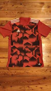 T-shirt ADIDAS czerwony