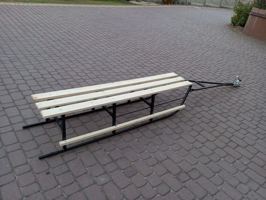 Sanki na kulig z dyszlem