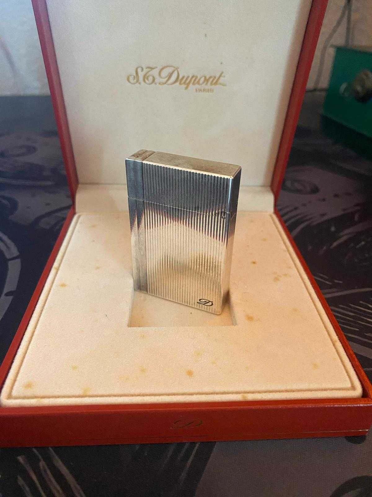 Isqueiro S.T. Dupont - Folheado a Prata