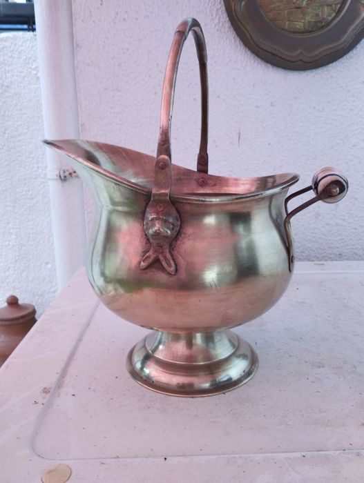 Balde em Latão vintage