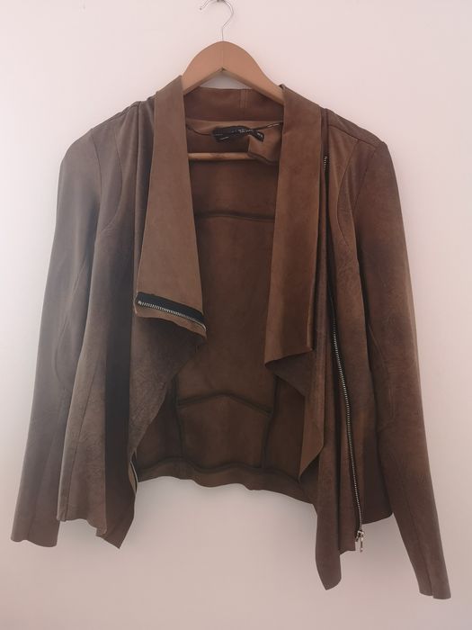 Casaco classy tipo camurça xs