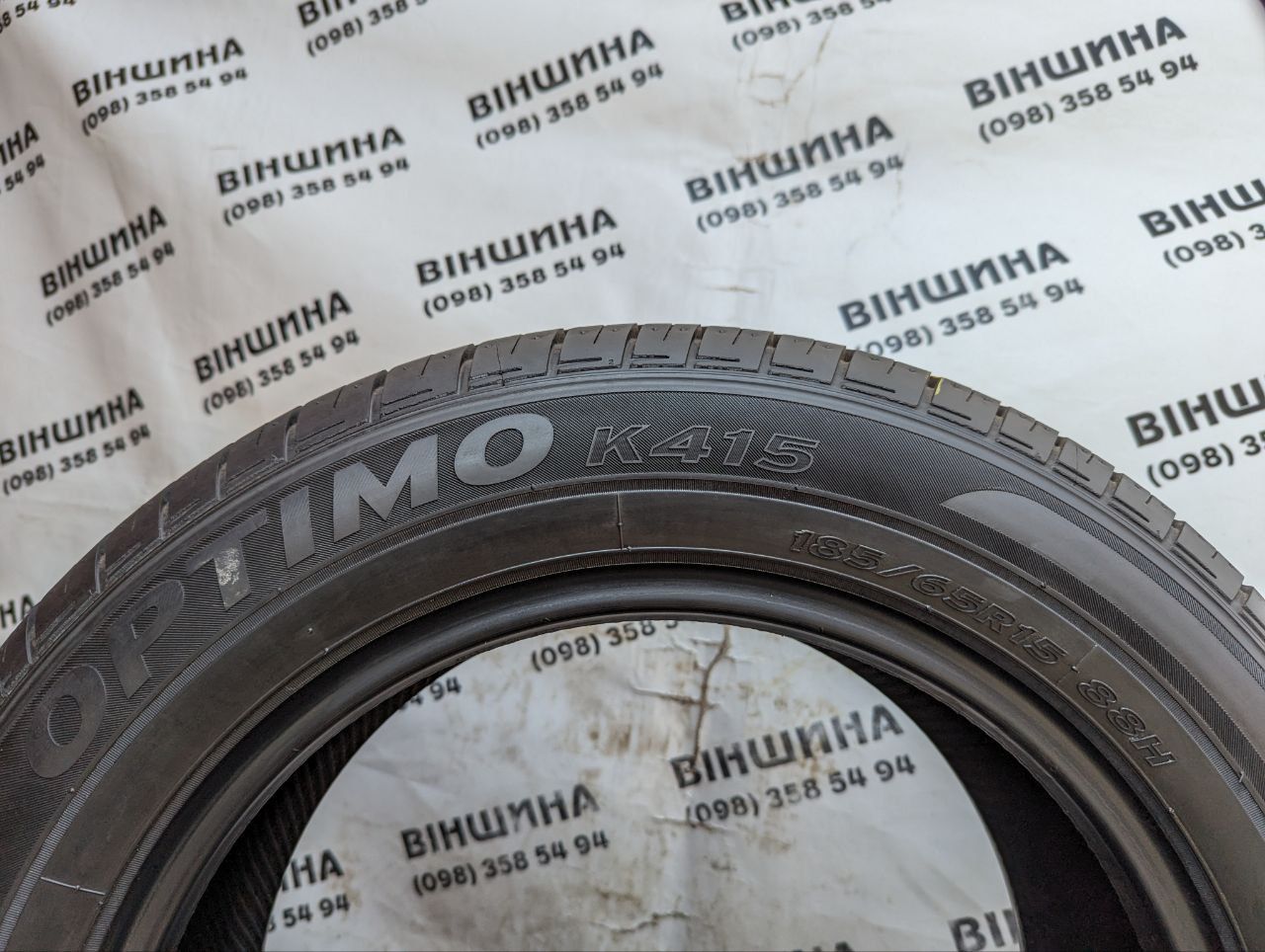 Шина 185/65 R 15 Hankook Optimo K415. Одне колесо. Розпаровка.