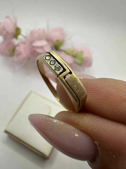 Złoty sygnet pierścionek 585  rozmiar 21