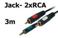 Kabel Prolink 2RCA- Jack 3,5mm 3m
