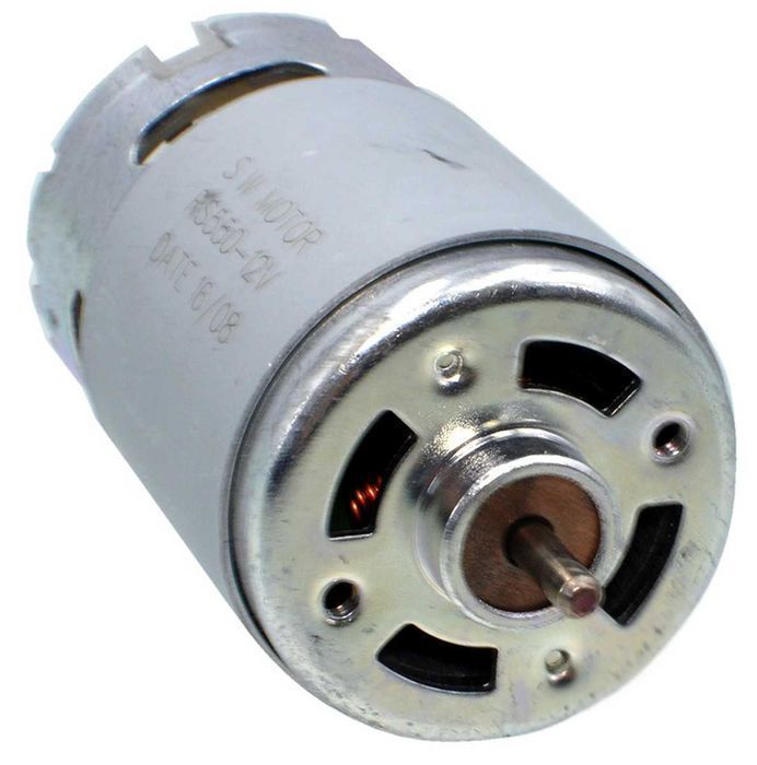 Двигатель шуруповерта 12В (d37 / h75 / dвала 3,2мм), шур019