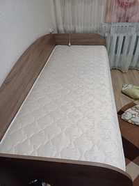 Нове ліжко 85×190 з матрасом.