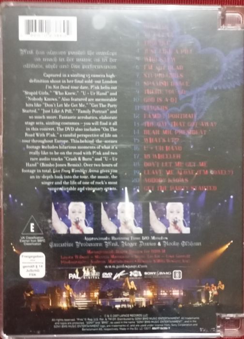 Pink - live from Wembley Arena