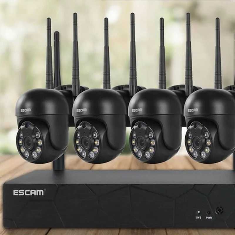 Pack Vídeo Vigilância PTZ 4 Cameras 3Mpx NVR (wifi)