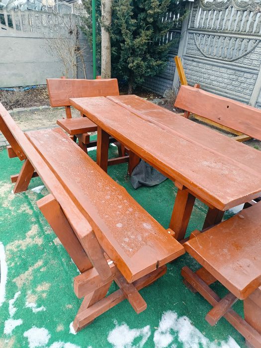 Duży zestaw mebli ogrodowych