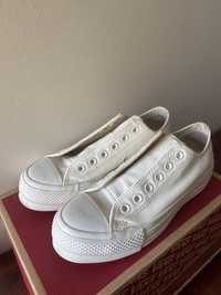 All star Branco chuck taylor numero 37