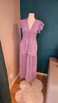 Sukienka fioletowa w grochy s m hit na lato maxi