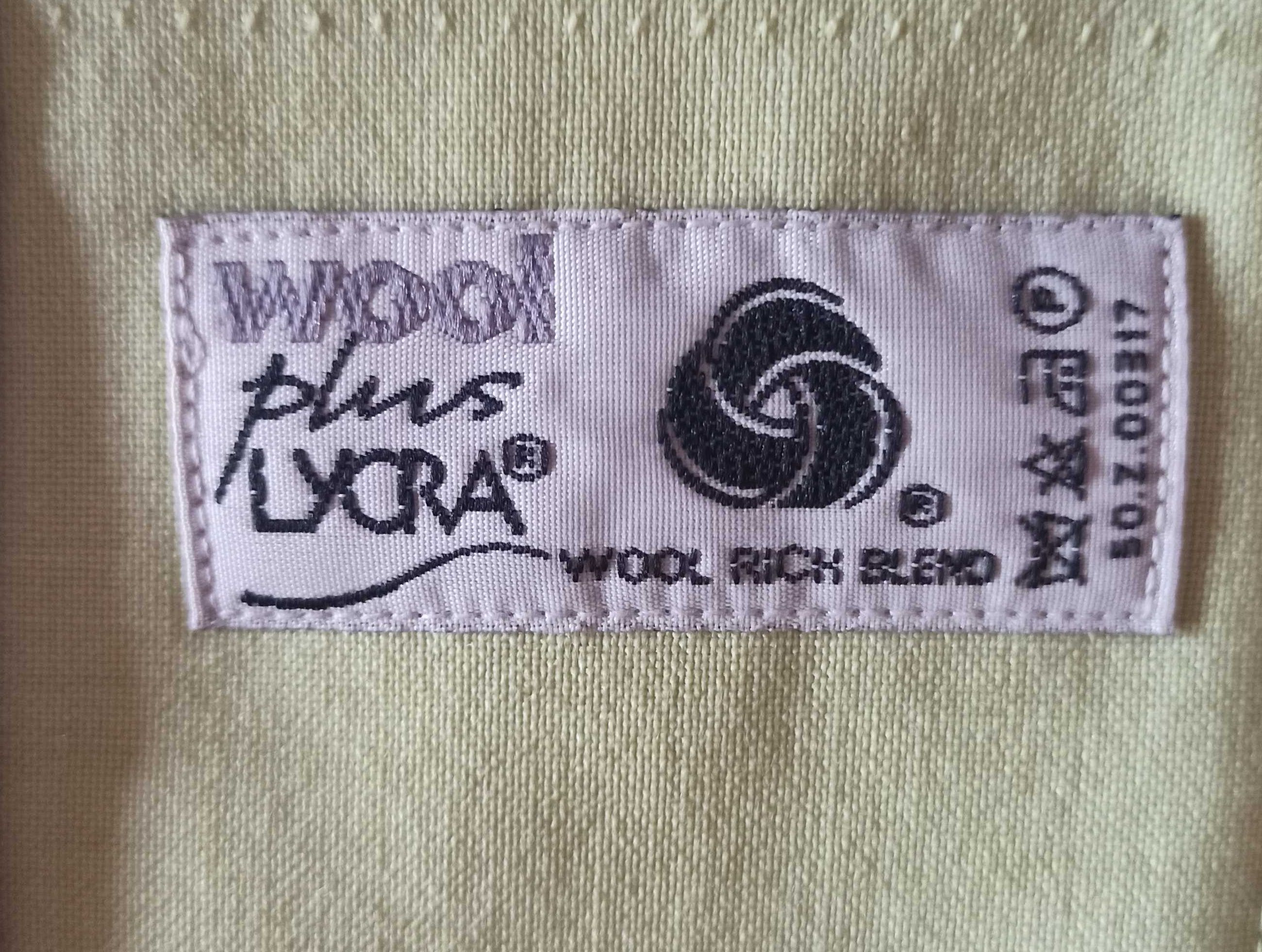 Wełniany elegancki jasnozielony pistacjowy żakiet marynarka J.Taylor
