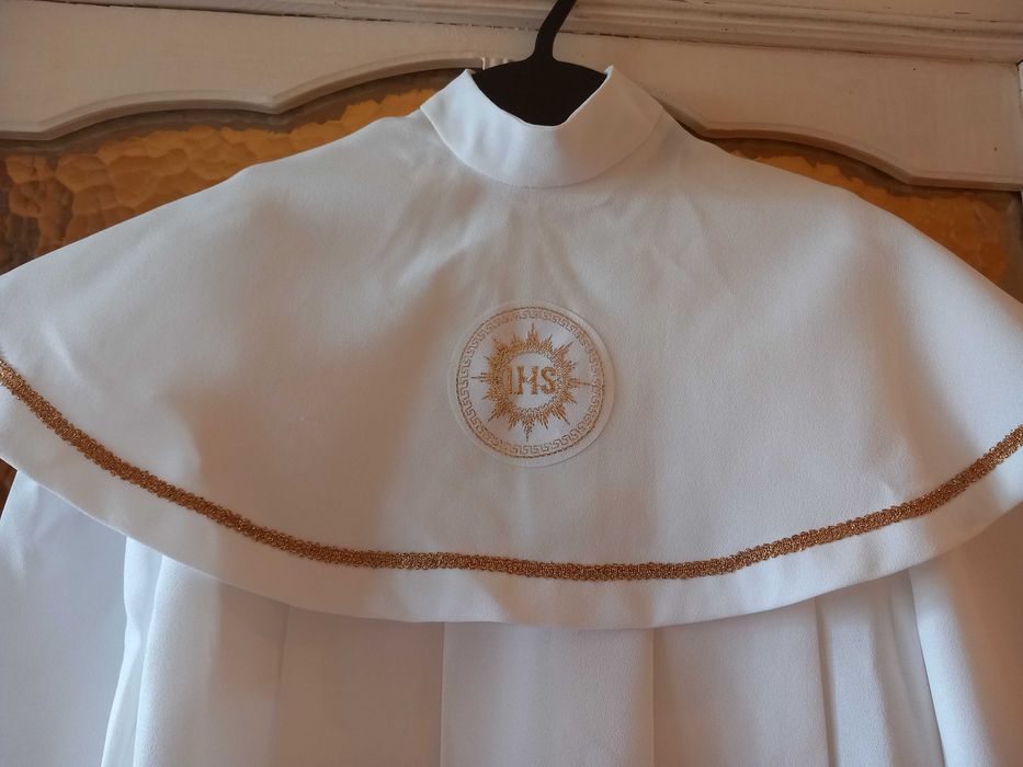 Sukienka Komunijna Alba Strój Aniołka 122-128 + dodatki