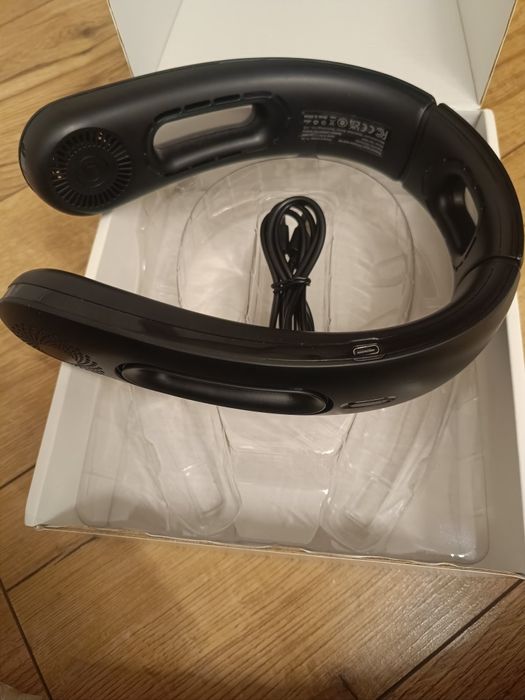 Przenośny wentylator na szyję, bezprzewodowy, USB, klimatyzatory