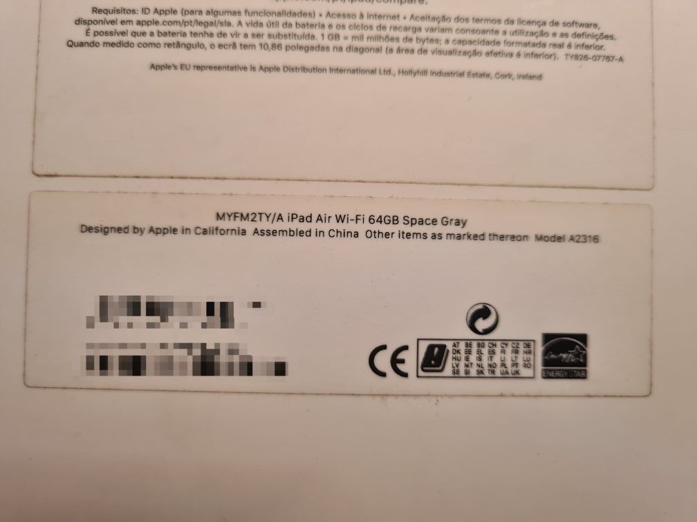 iPad Air 4a geração 10" (2021)