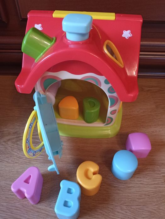 Сортер будинок. Розвиваюча іграшка Limo Toy чудо-будиночок